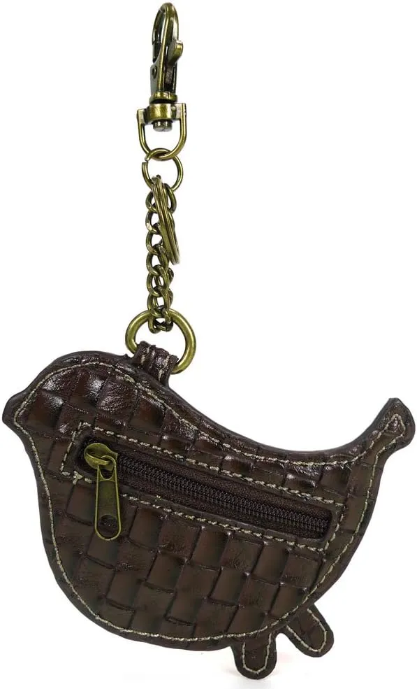 Chala Handbags Dust Rose Shoulder Purse Tote Bag with Key Fob/ Coin Purse