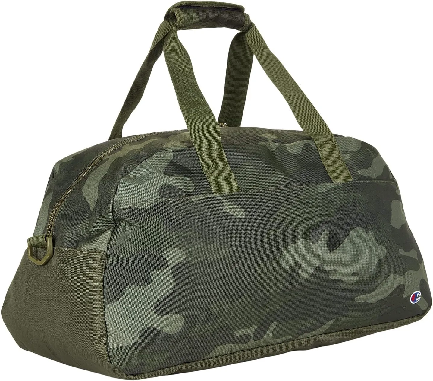 Champion Unisex Adult Logo Duffel Bags, Camo/Cargo Olive, One Size US