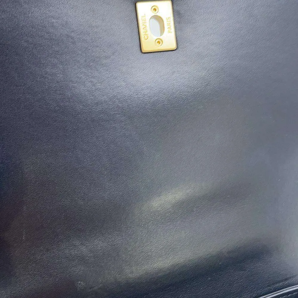 CHANEL Matelasse 2wayChainShoulder BlackAS4286 Caviar Leather