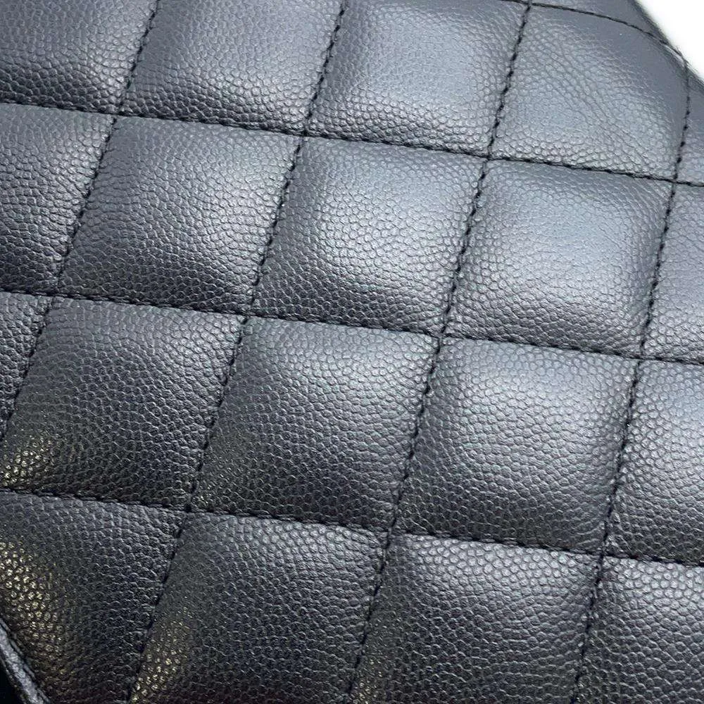 CHANEL Matelasse 2wayChainShoulder BlackAS4286 Caviar Leather