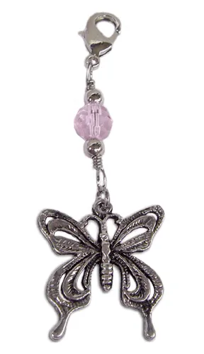 Charm Large Silver - Butterfly