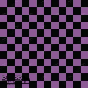 Checkerboard 1/2" - Dewberry & Black