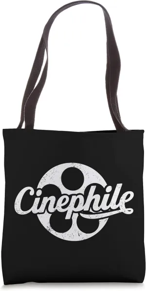 Cinephile - Movie Lover Design with Film Reel Graphic Tote Bag