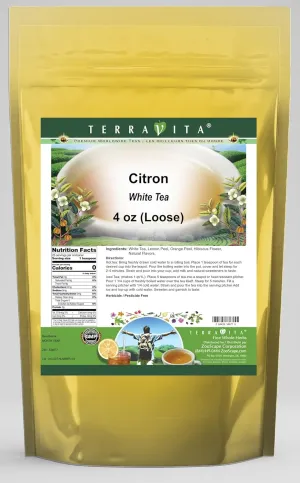 Citron White Tea (Loose) (4 oz, ZIN: 534677)
