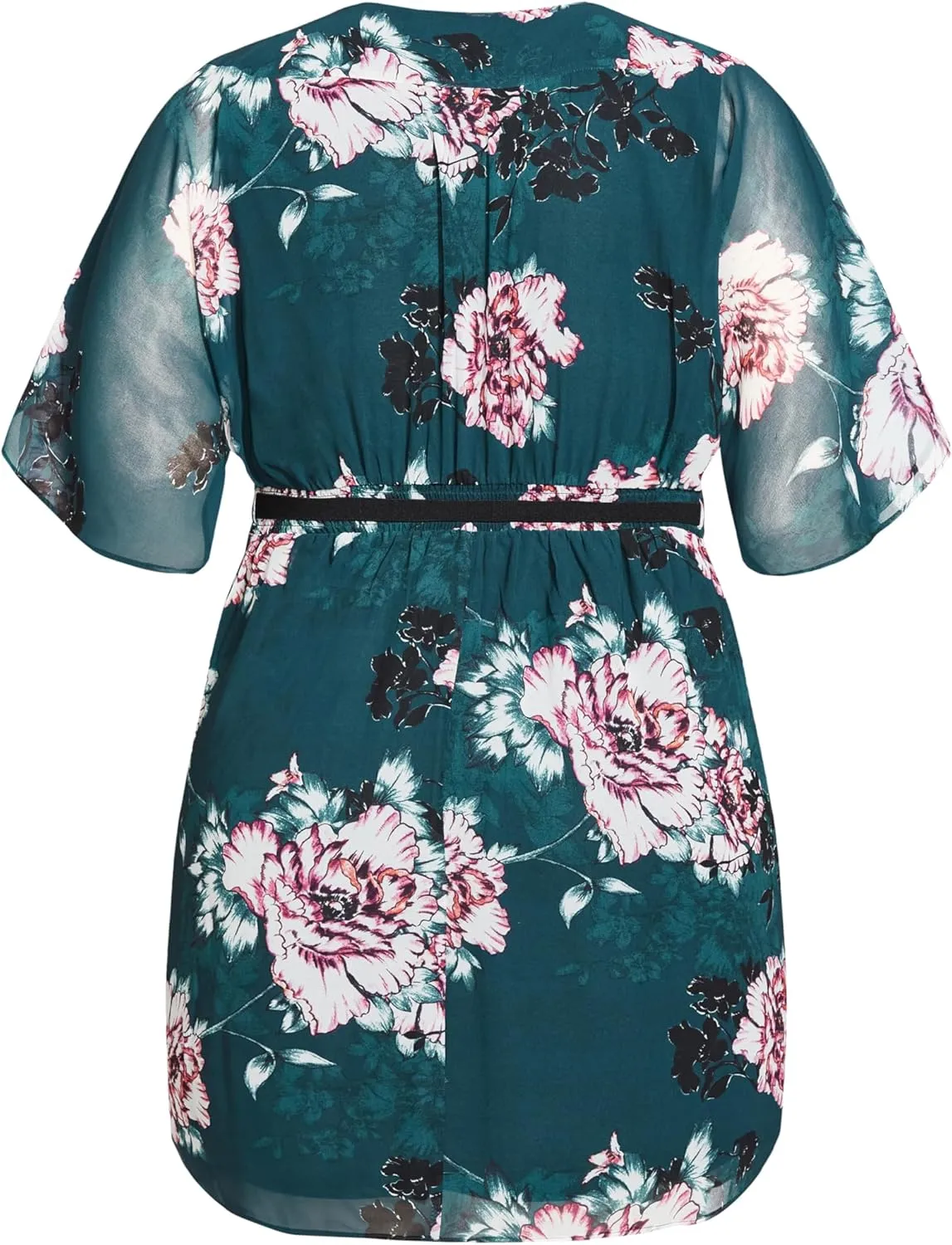 City Chic Women's Plus Size Dress - Color Wrap Print