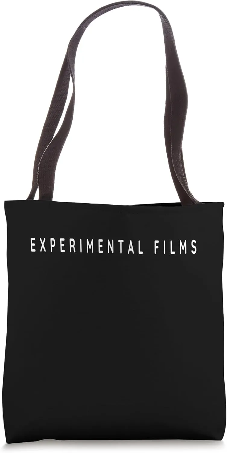 Classic Experimental Films Lover Modern, Contemporary Font Tote Bag
