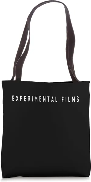 Classic Experimental Films Lover Modern, Contemporary Font Tote Bag