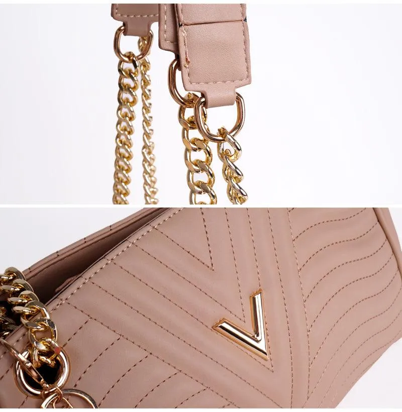 Classical Design Genuine Woman Pink Leather flower Bags