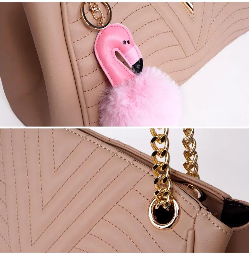 Classical Design Genuine Woman Yellow Leather flower Bags