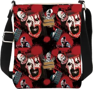 Clown Movie Crossbody Bag Movie Fans Gifts Horror Movie Lover Gift Clown Movie Art Merch
