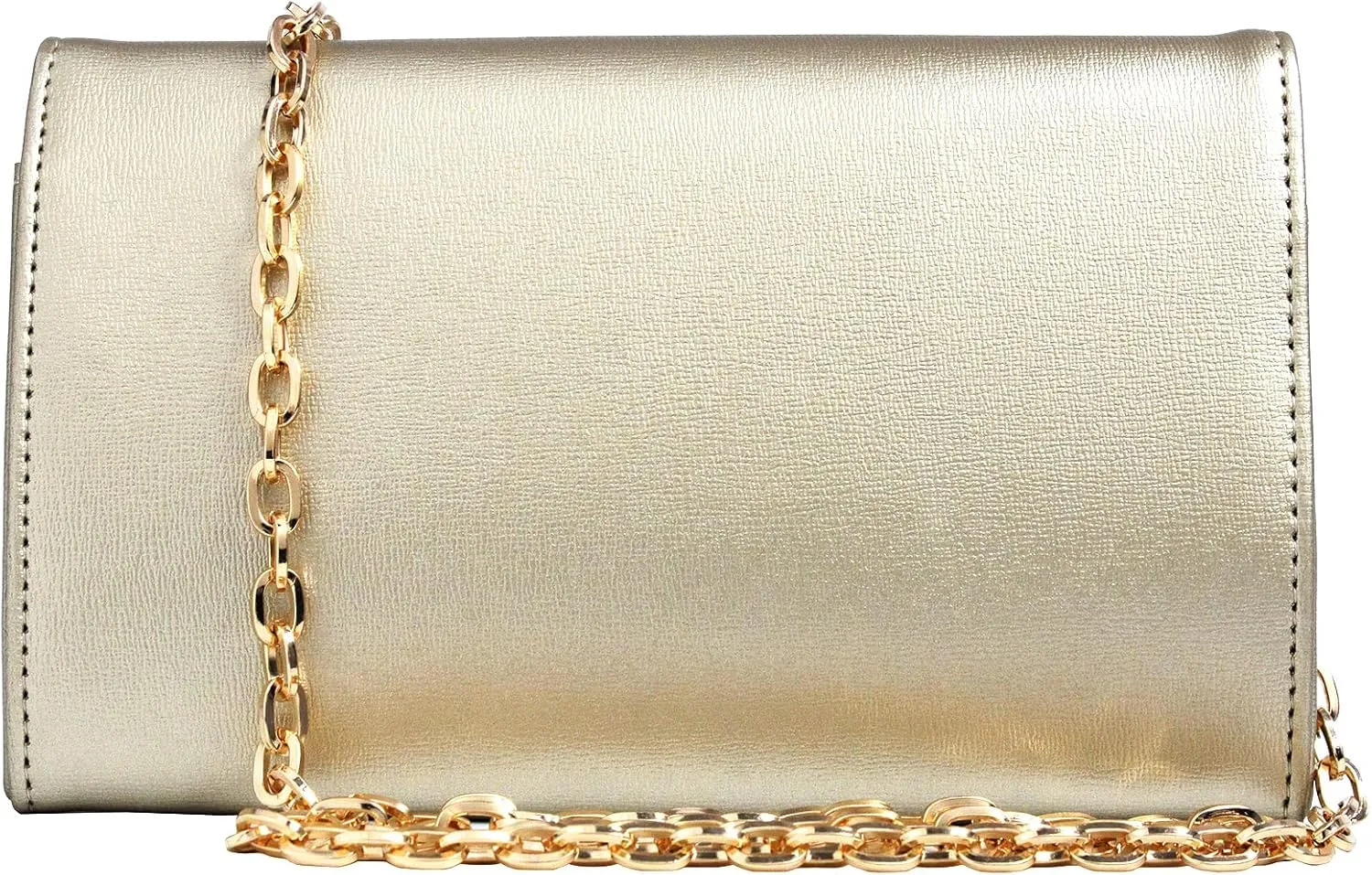 Clutch Purse Evening Bag for Women, Envelope Handbag With Detachable Chain for Wedding and Party