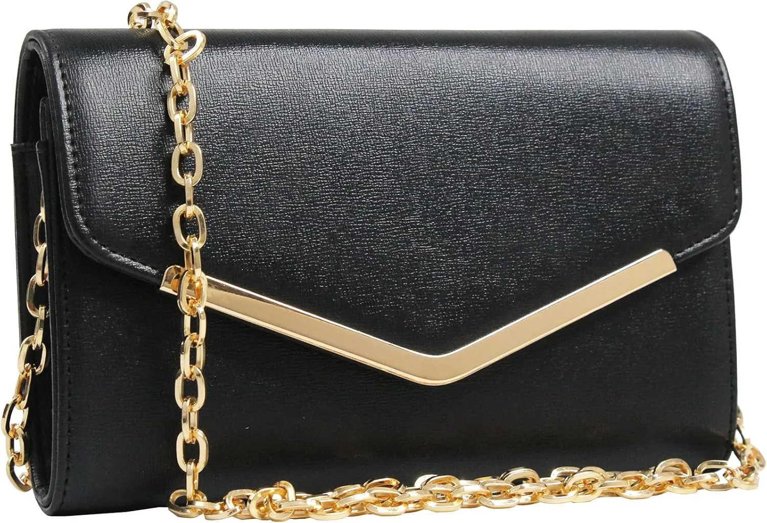 Clutch Purse Evening Bag for Women，Envelope Handbag With Detachable Chain