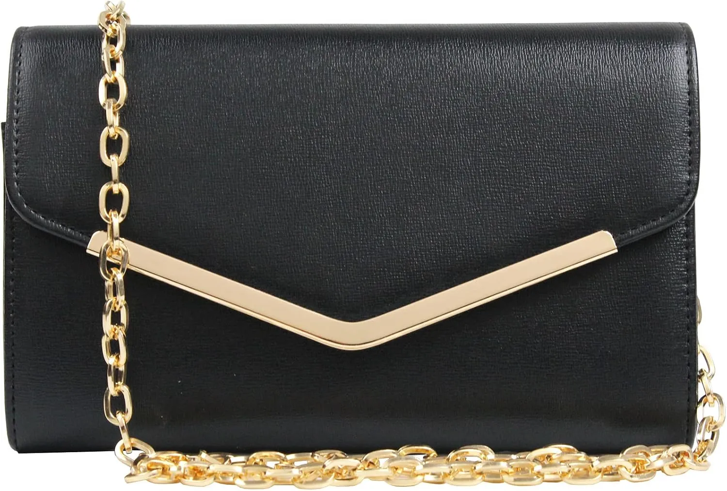 Clutch Purse Evening Bag for Women，Envelope Handbag With Detachable Chain