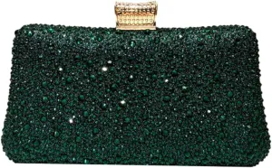 Clutch Purse Evening Bags Women 2025 Rhinestone Glitter Handbag Double Sided Diamond Chain Purse for Wedding Party