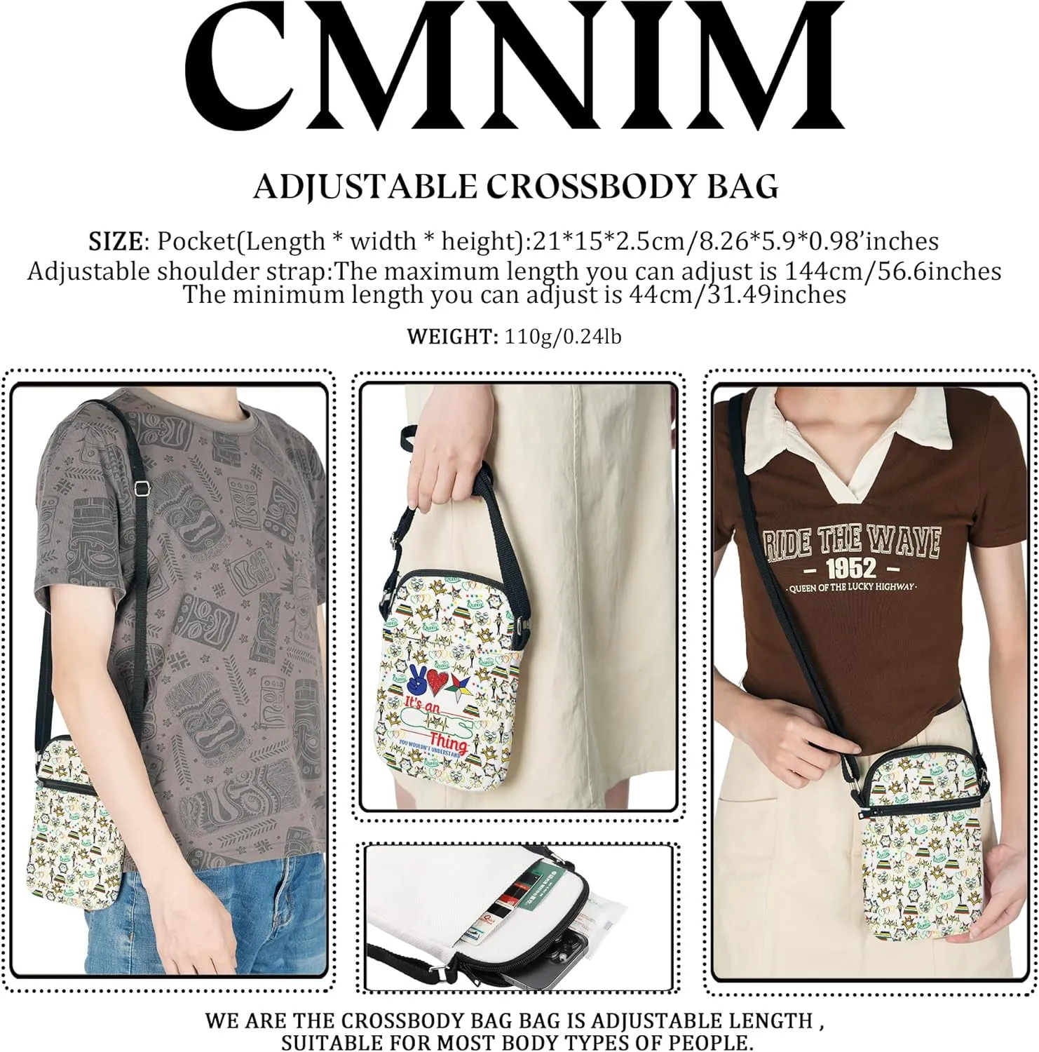 CMNIM Order of the Eastern Star Gifts Eastern Star Mini Crossbody Bags It's an Thing Shoulder Bags with Strap Sister Gifts