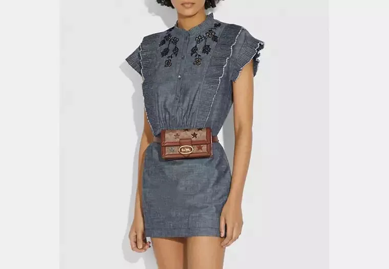 COACH 1941 SIGNATURE STAR RILEY CONVERTIBLE BELT BAG