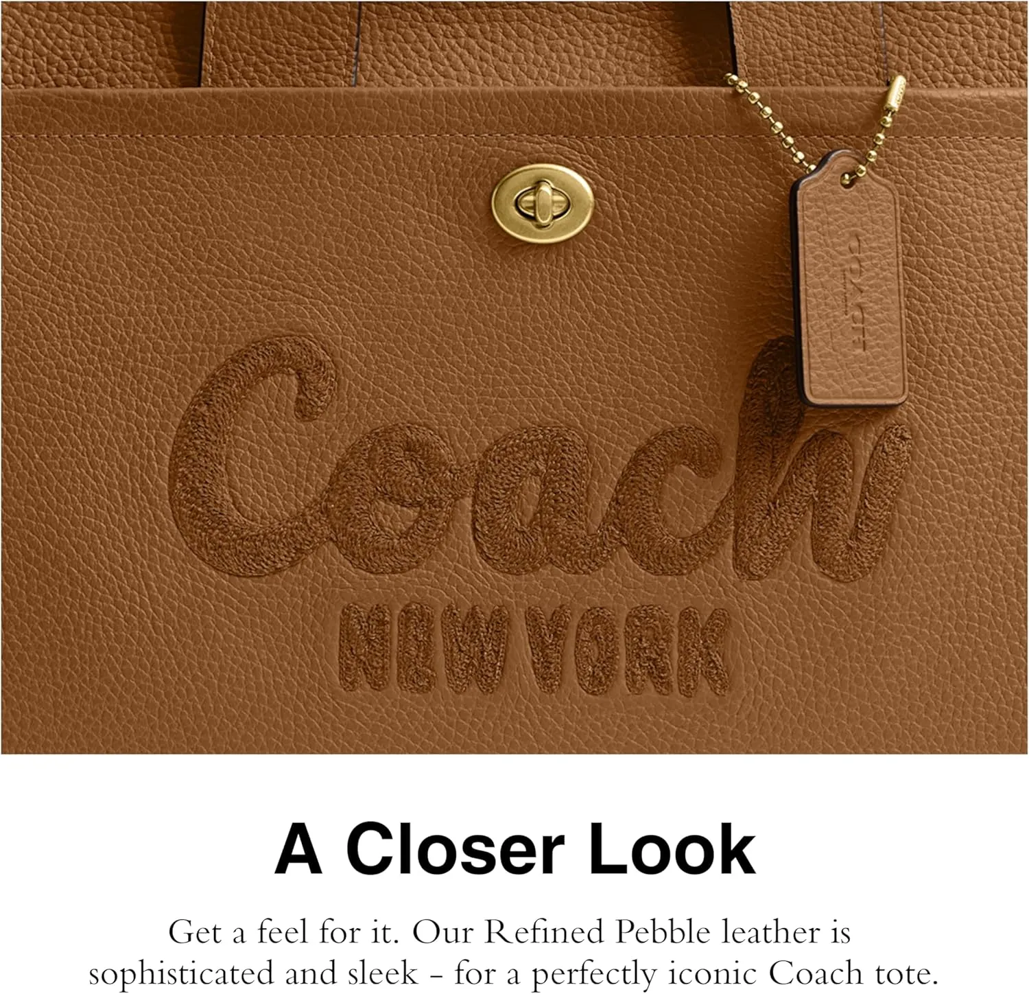 Coach Bubble Leather Cargo Tote