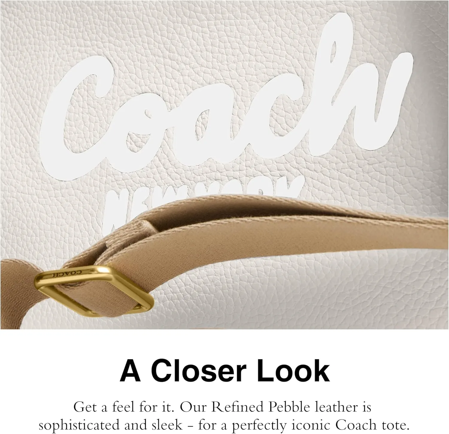 Coach Bubble Leather Cargo Tote