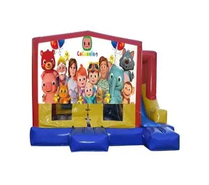 Cocomelon Small External Slide Jumping Castle