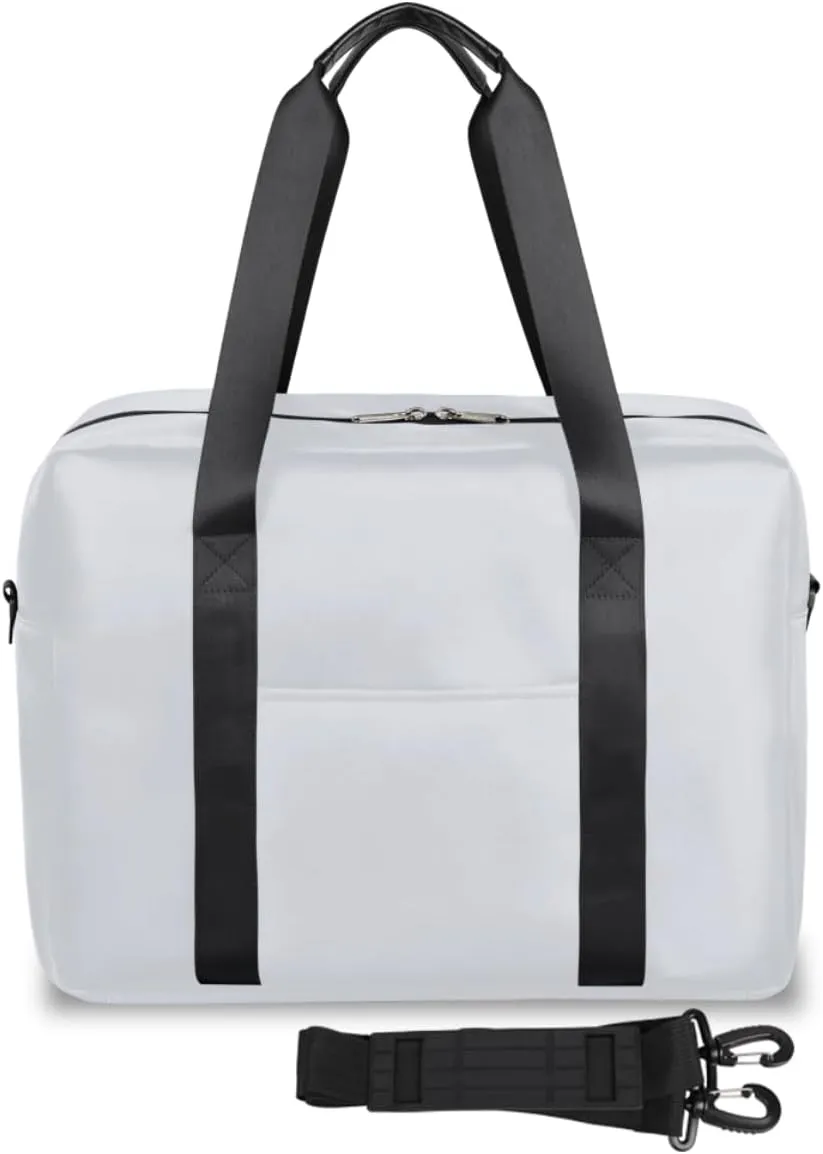 Color Mushroom Fungus Plant Printing Weekender Bag, Waterproof Travel Duffel Bags, Overnight Bags for Women, Duffel Bag with Trolley Sleeve, For Men Travel Business Gym Gift