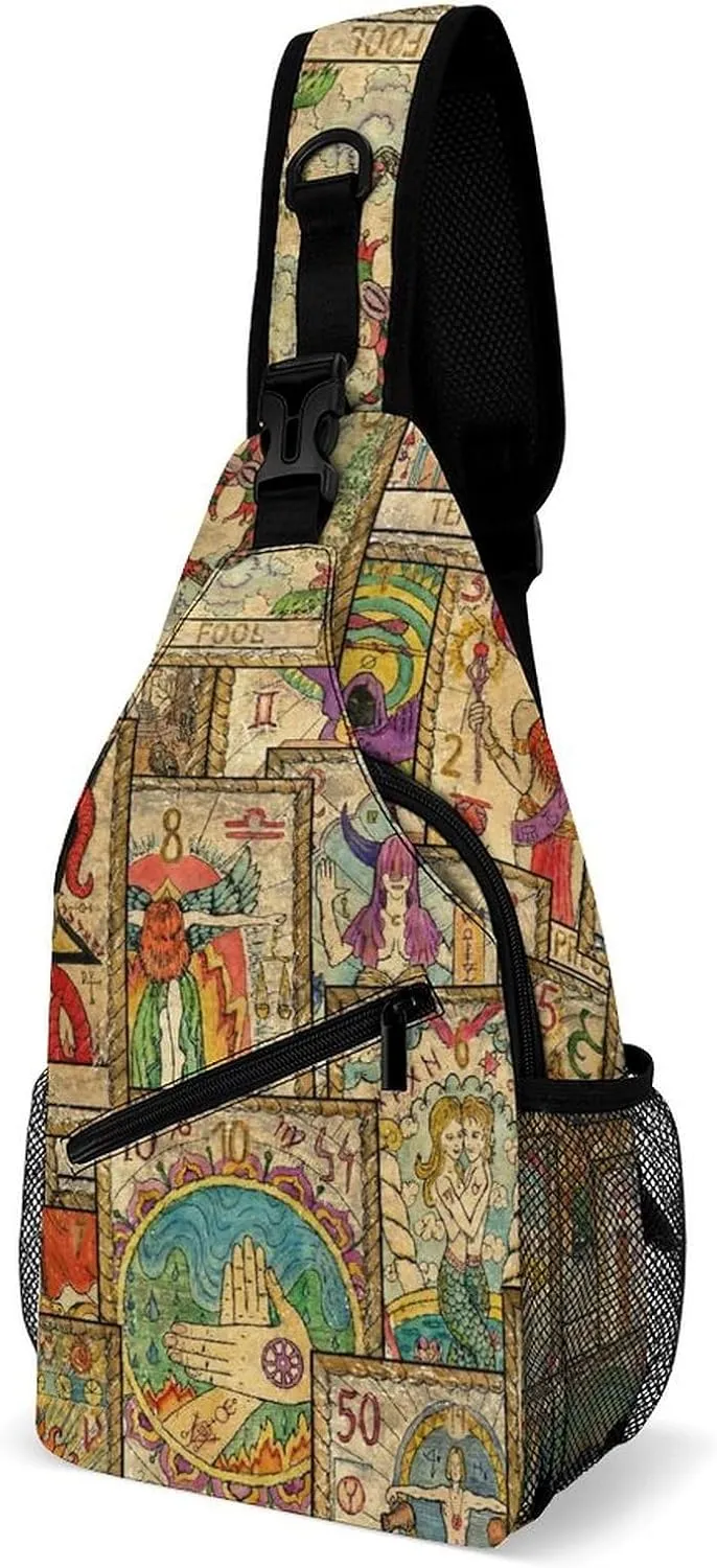 Color Skull Versatile And Convenient Multipurpose Crossbody Bag - Perfect for Travel And Hiking