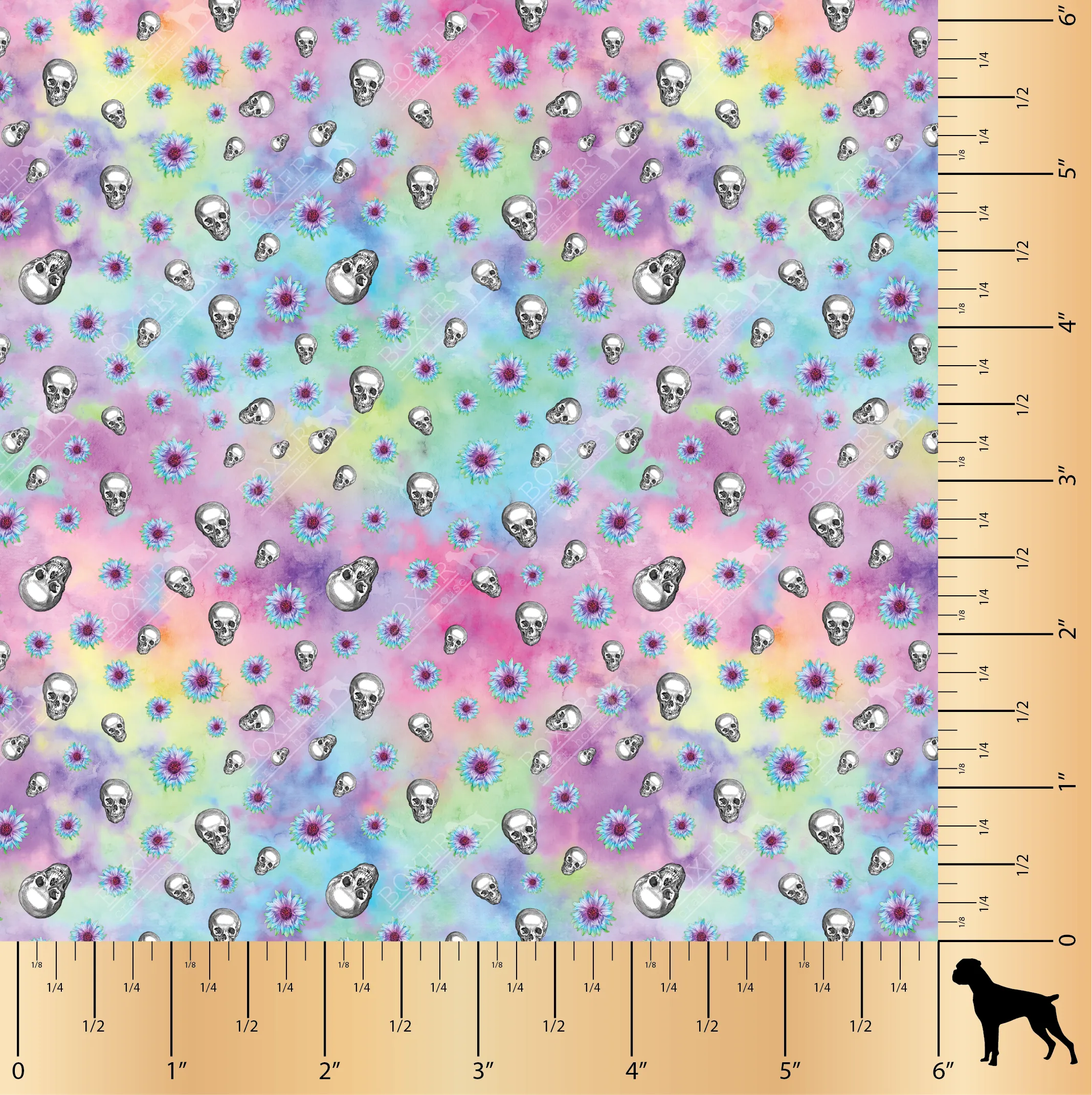 Colorful Skulls - Pattern Nine