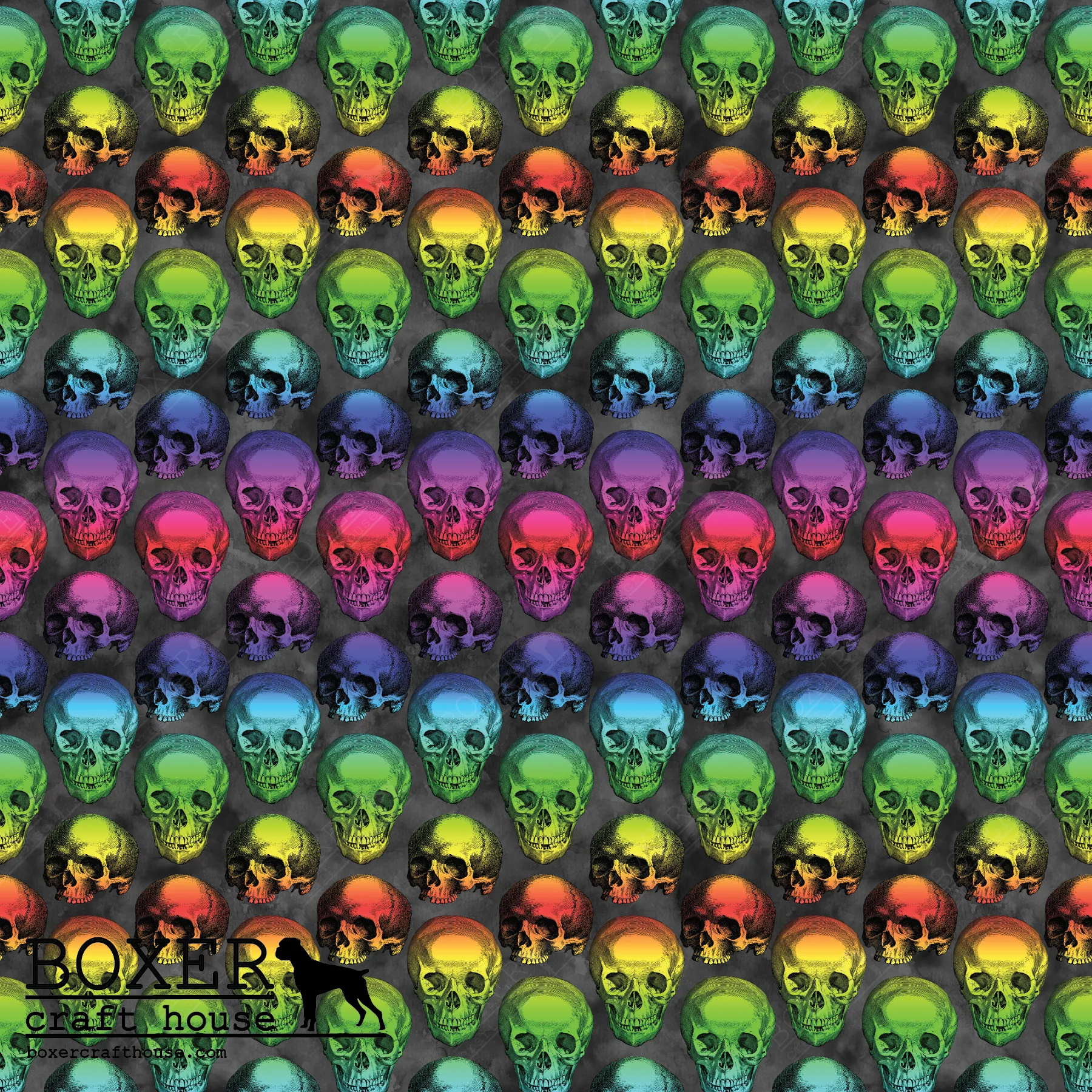 Colorful Skulls - Pattern Ten