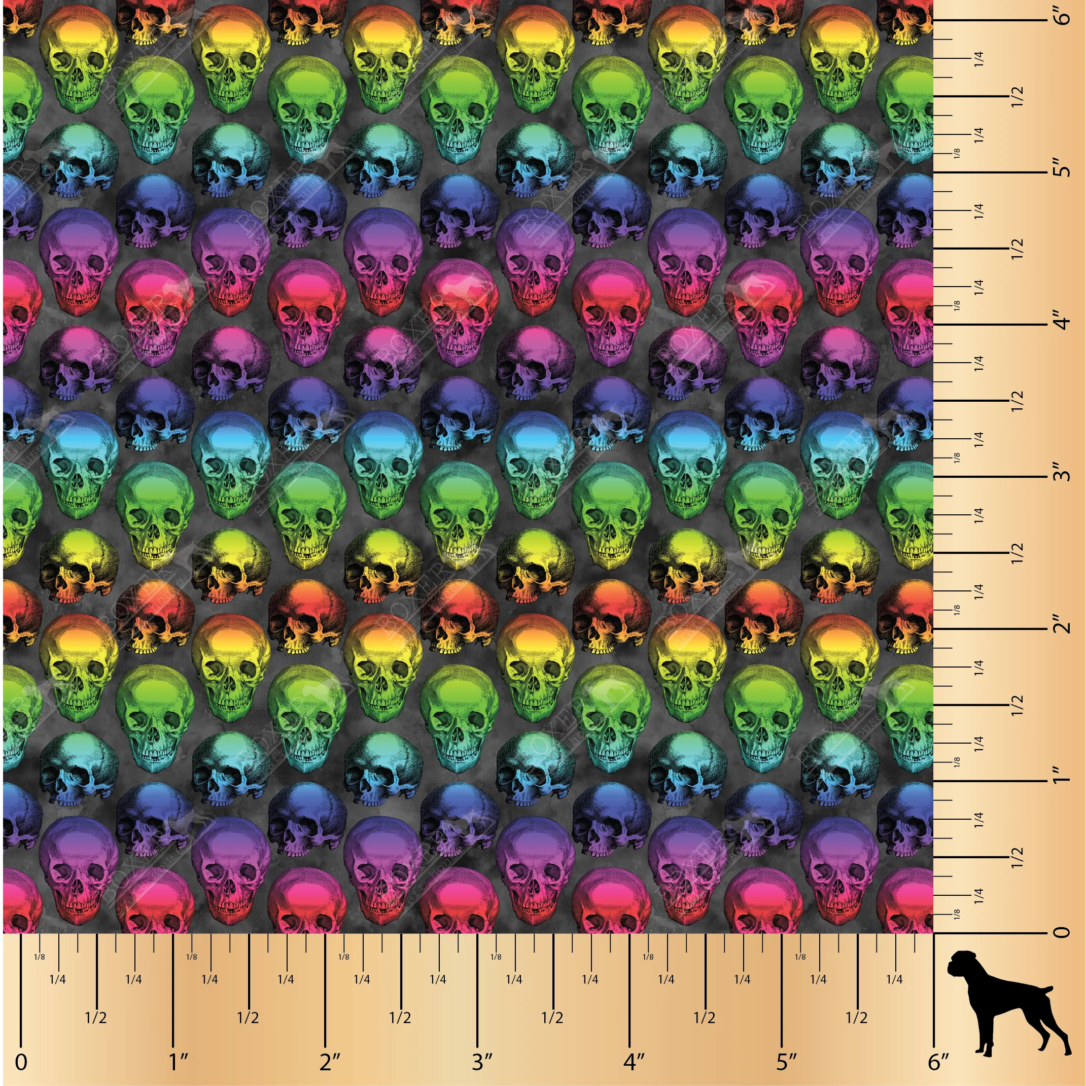 Colorful Skulls - Pattern Ten