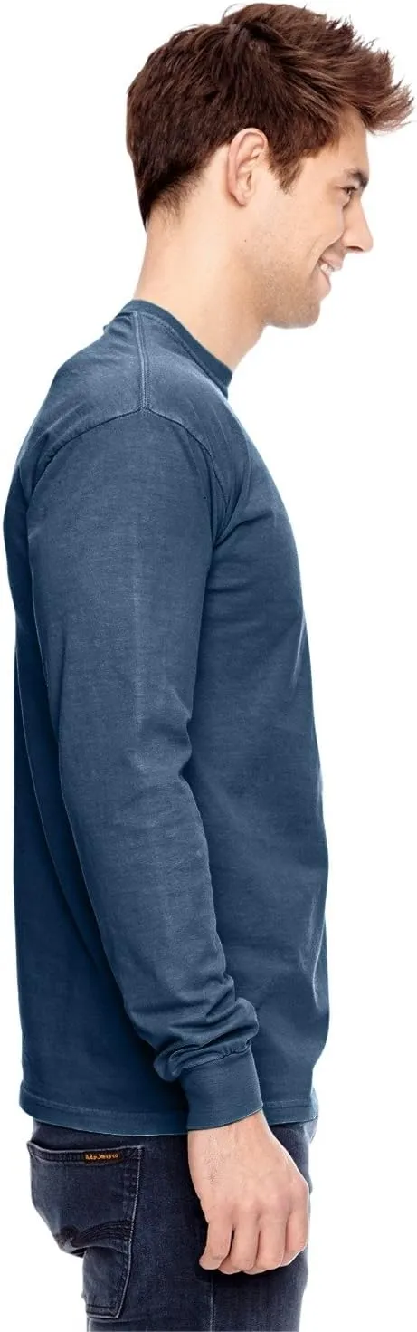 Comfort color Men's C4410 Heavyweight Long Sleeve Pocket T-Shirt