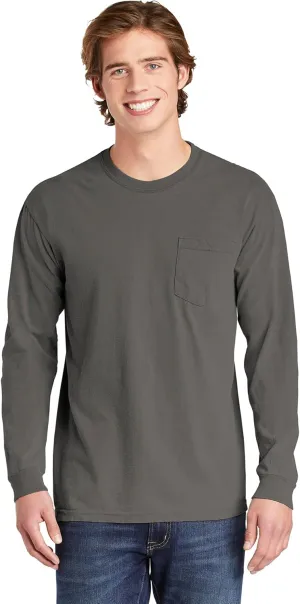 Comfort color Men's C4410 Heavyweight Long Sleeve Pocket T-Shirt