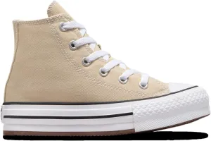 Converse Chuck Taylor All Star EVA Lift Hi - Girls' Preschool (A06345F, White/Tan)