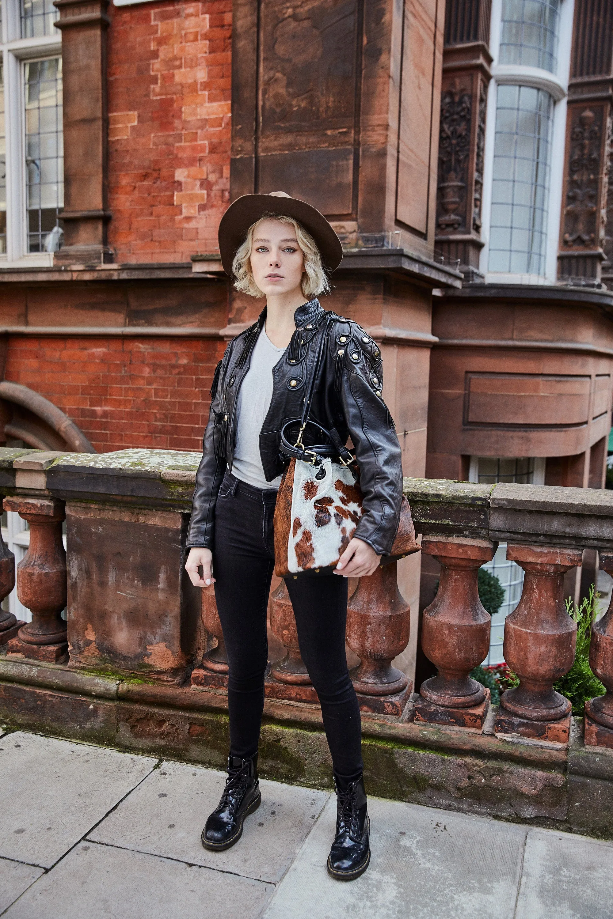 Cowhide Tote Bag