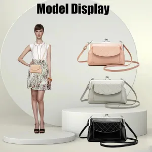 Crossbody Bags for Women Small Kiss Lock Shoulder Bags Phone Purse