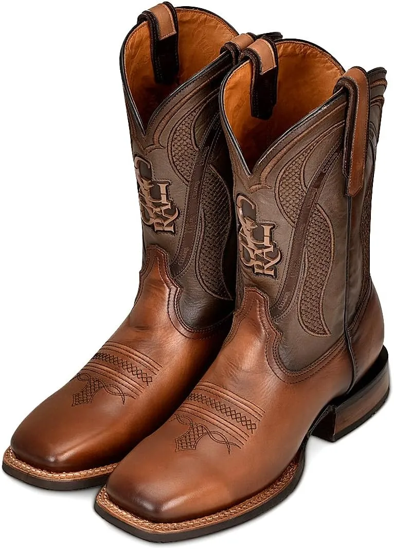 Cuadra Men's Rodeo Boot in Bovine Leather Brown 4L01RS