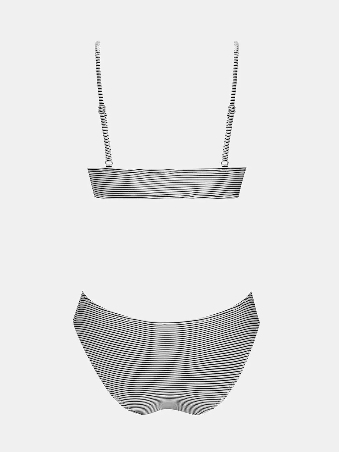 CUPSHE Women Bikini Set Solid Color Sexy Triangle Two Piece Swimsuit