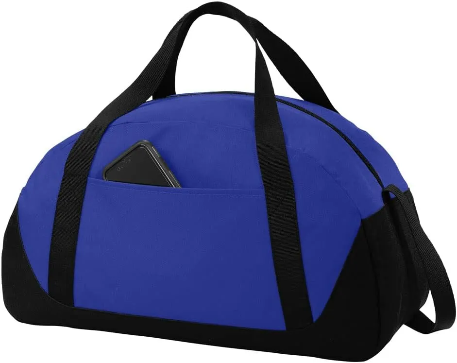 Custom Sport Duffel Bags for Men, Women, Dome, Royal - Add Your Monogram - Personalized Weekender Bag for Gym, Overnight, Travel