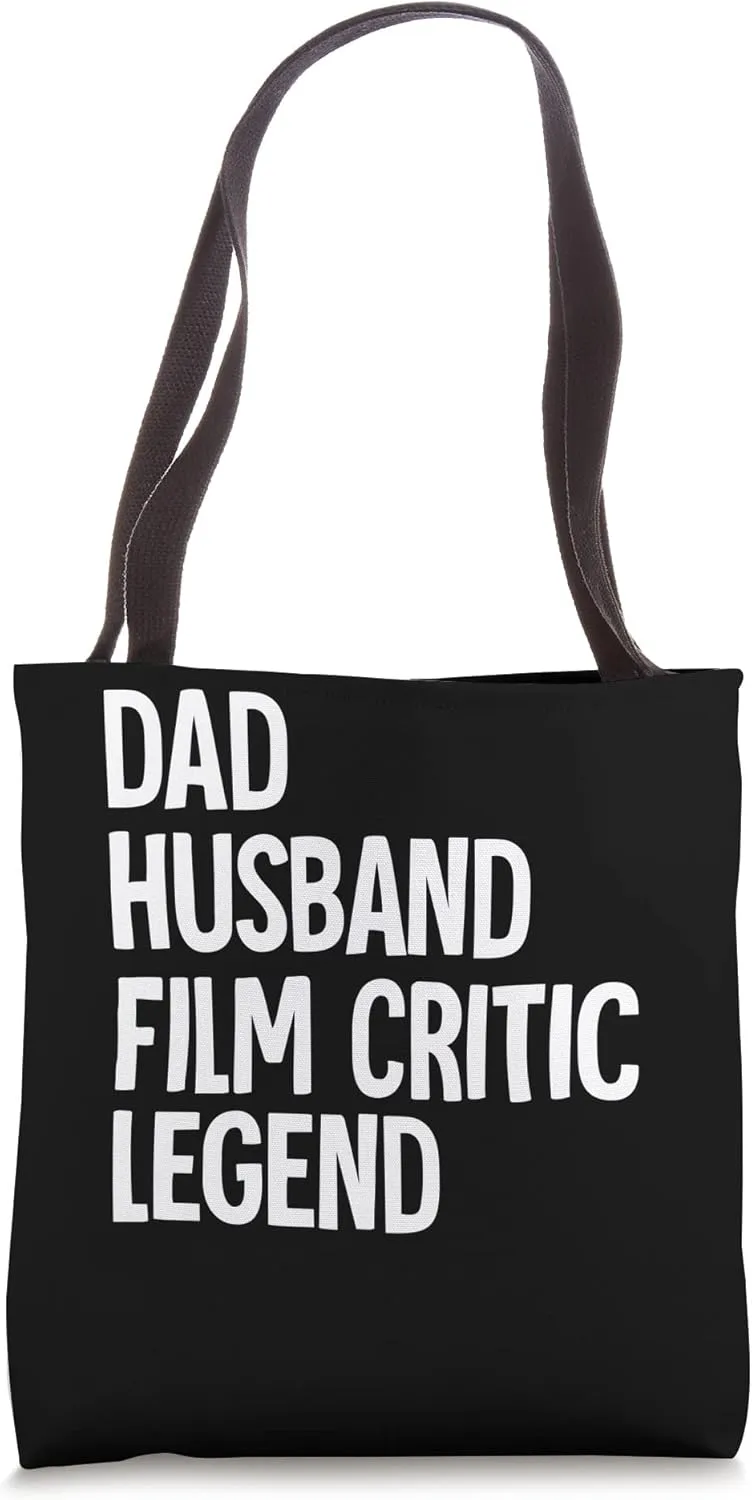 Dad Husband Film Critic Tote Bag