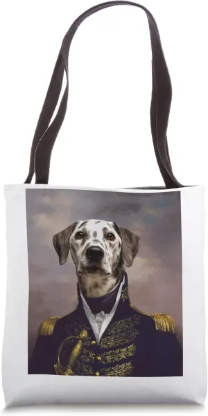 Dalmatian dog Renaissance Pet Portrait medieval painting Tote Bag