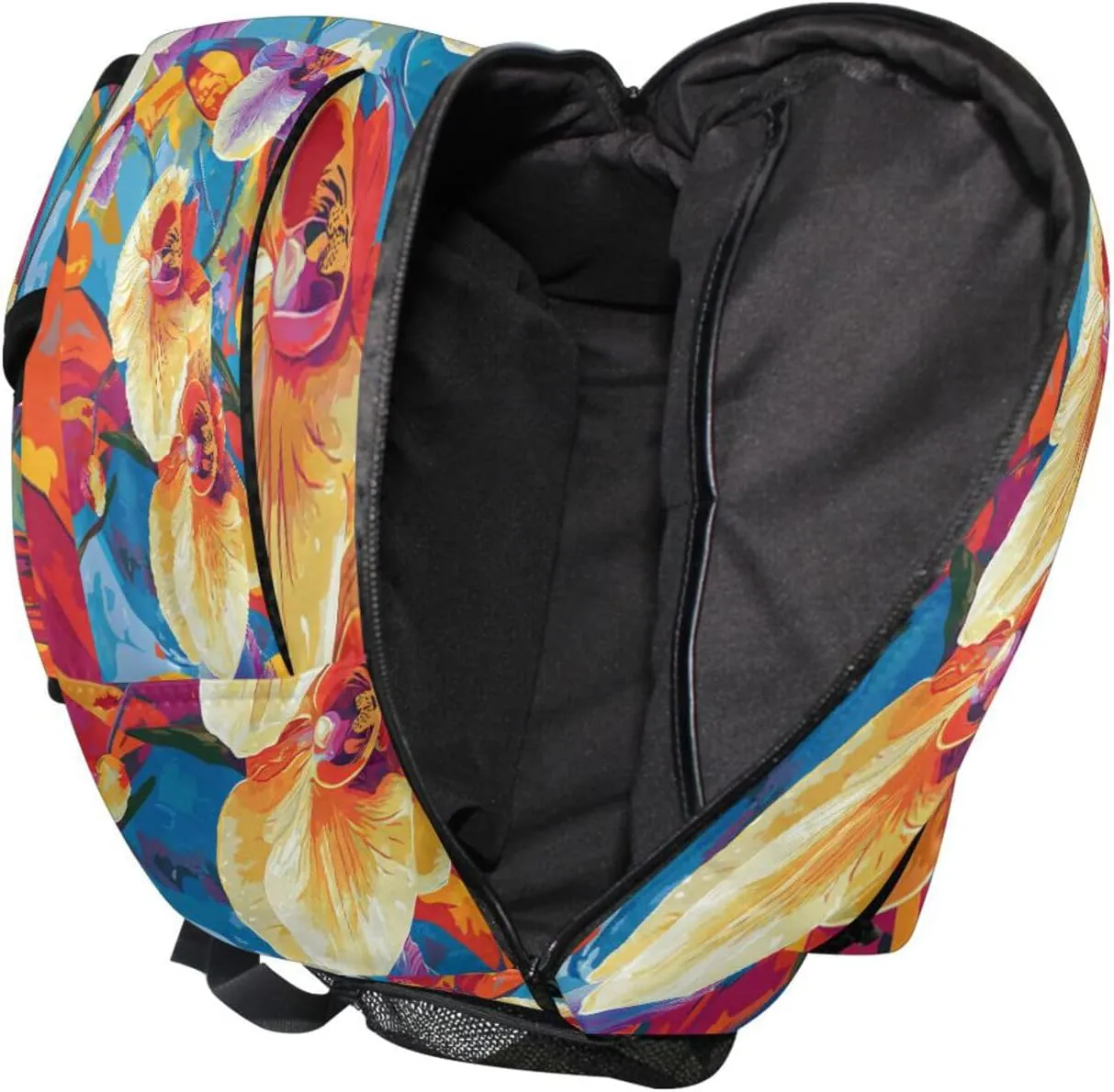 Day Backpack for Teens Boys Girls Waterproof Sports Backpack with Chest Strap for College Work Meat Loaf Surrealism Style