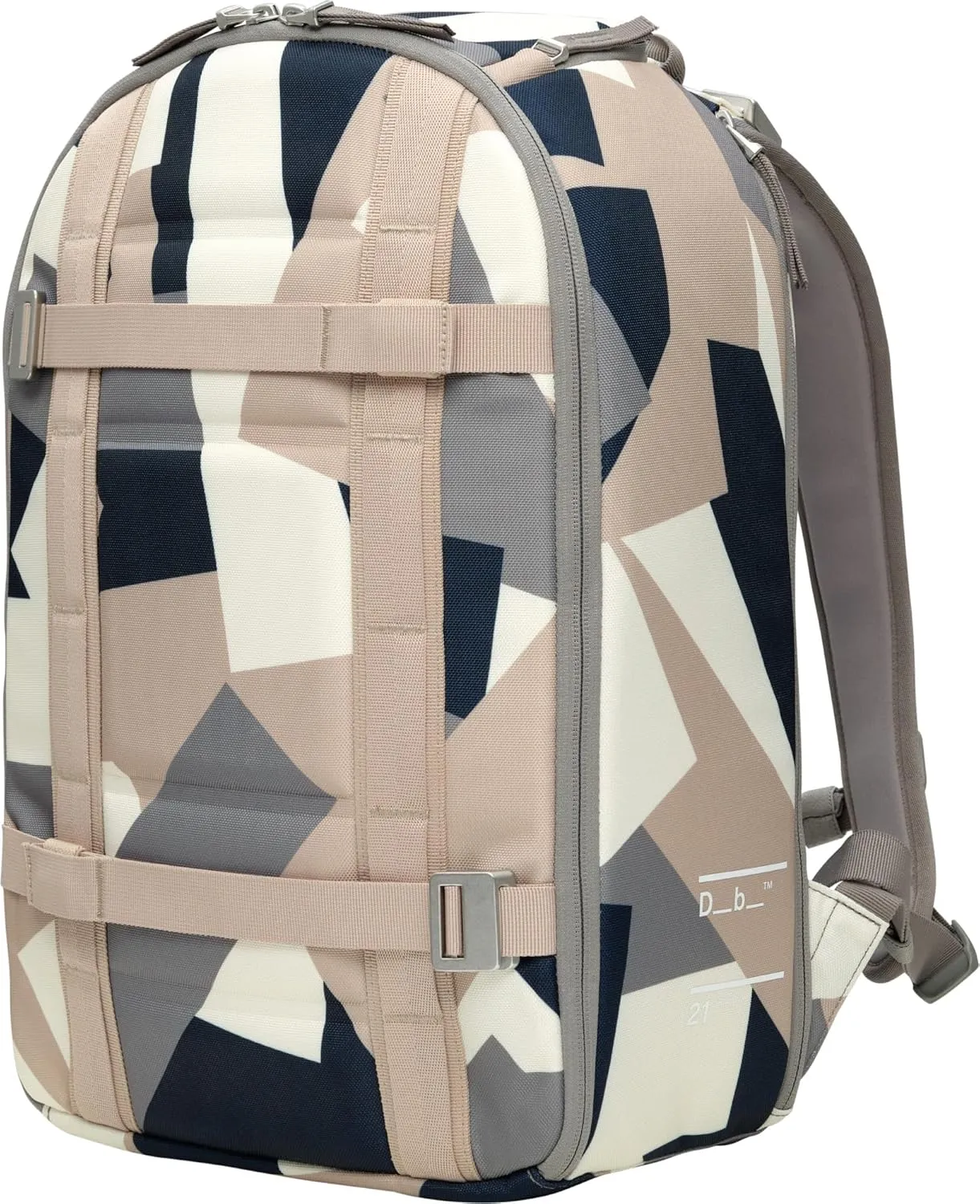 Db Journey Ramverk Backpack - Durable Travel Backpack with Laptop Compartment & Pockets for Work, Luggage Backpack with Roller Bag Hook Up System, 21L - Line Cluster