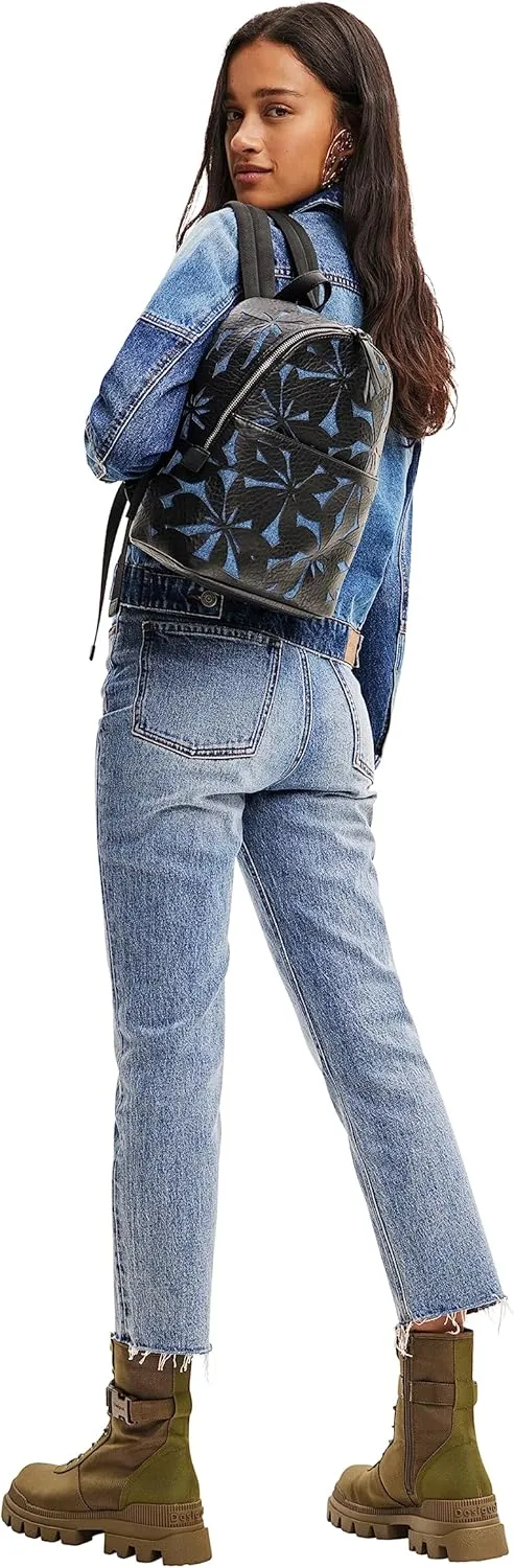 Desigual Small Die-Cut Flower Backpack