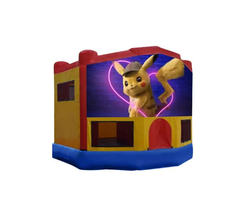 Detective Pikachu Small Combo Jumping Castle