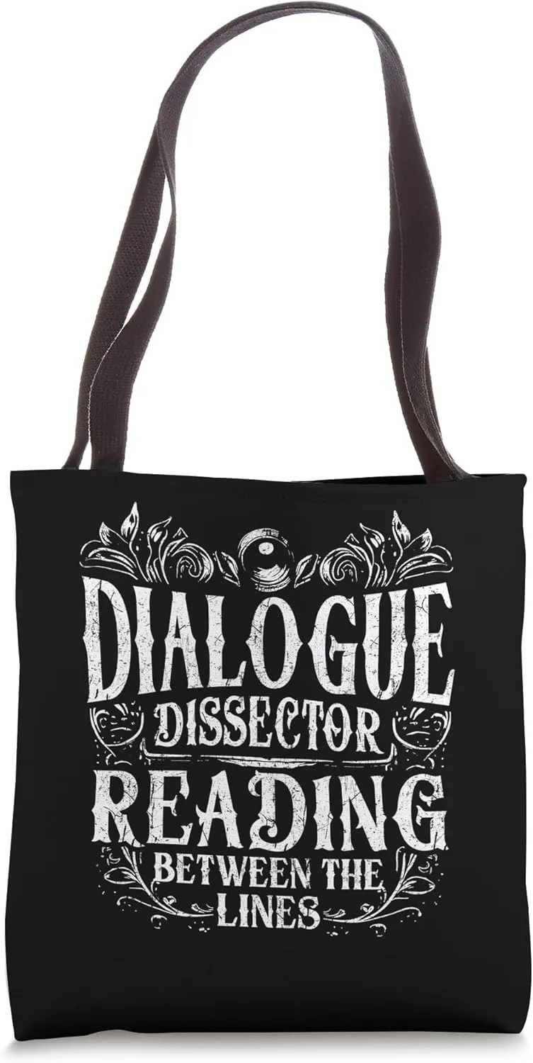 Dialogue Dissector Film Dramaturgy Script Screenwriting Tote Bag