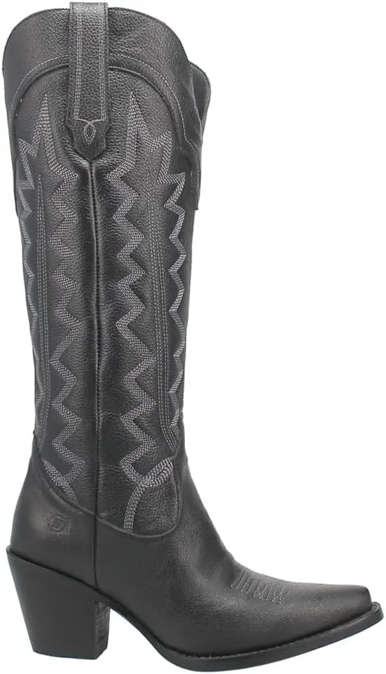 Dingo women's High Cotton Embroidery Snip Toe Fashion Boot