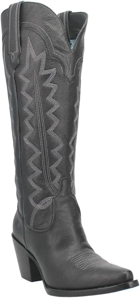 Dingo women's High Cotton Embroidery Snip Toe Fashion Boot