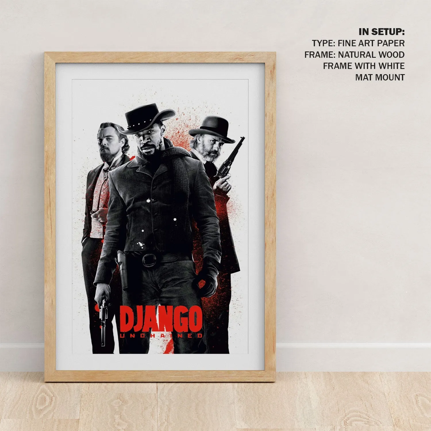 Django Unchained (2012) Movie Poster Art