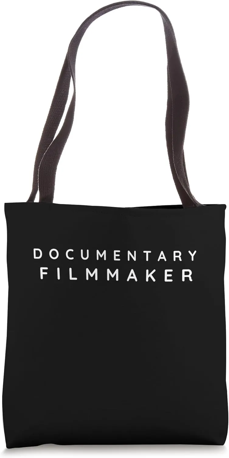 Documentary Filmmaker Modern, Contemporary Font Tote Bag