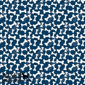 Dog Bones Tardis Blue