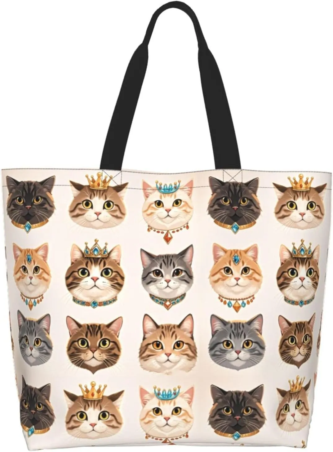 Dog Paw Tote Bag for Women Chicken Reusable Handbag Grocery Bags Skull Beach Shoulder Bag Shopping Handbags Gifts