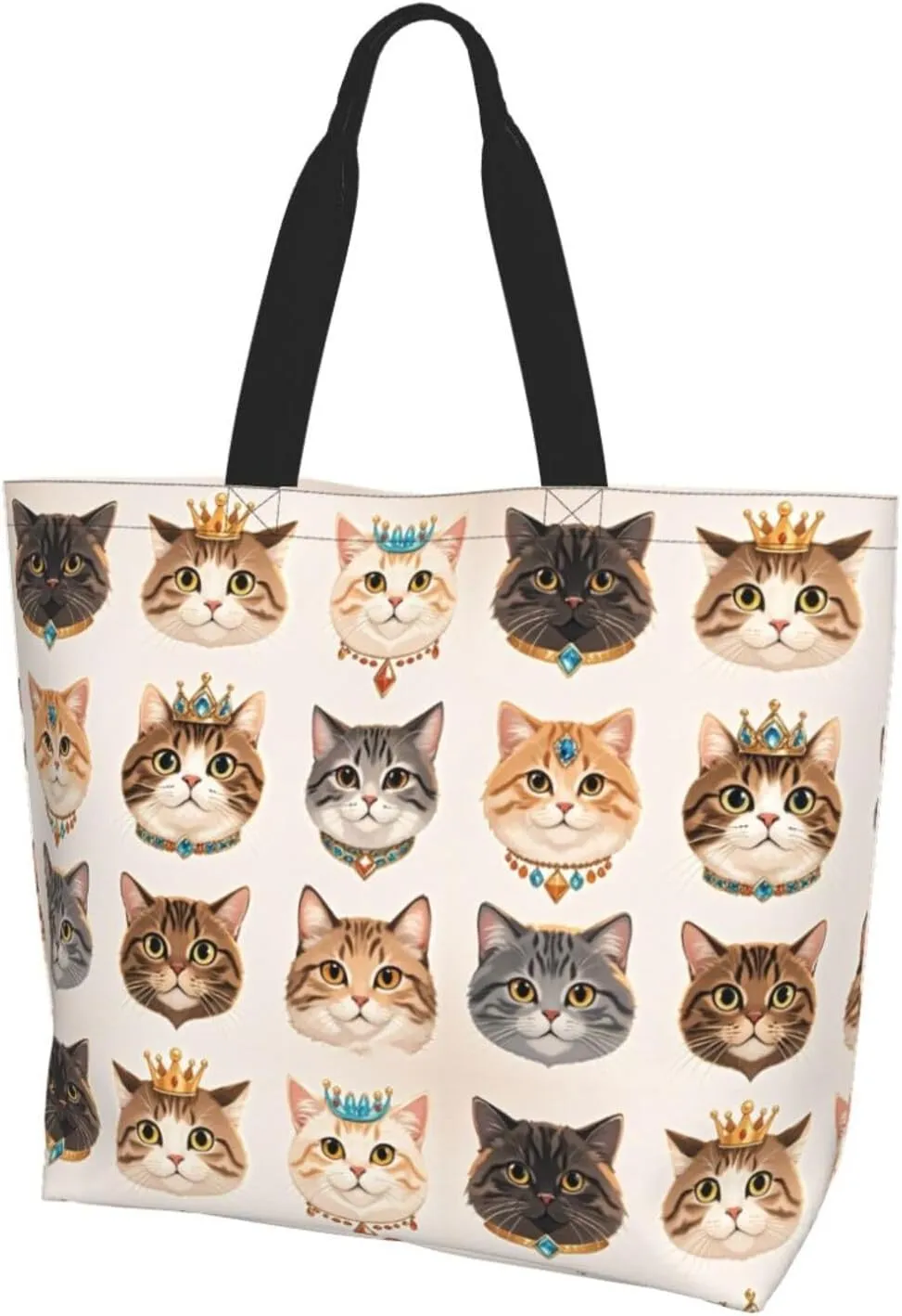 Dog Paw Tote Bag for Women Chicken Reusable Handbag Grocery Bags Skull Beach Shoulder Bag Shopping Handbags Gifts